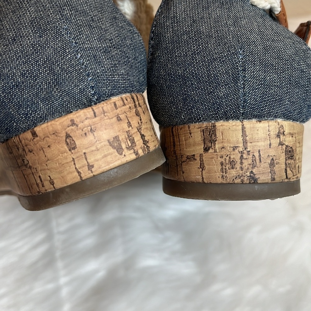 Gap Denim Crochet Open Toe Sandals - Picture 7 of 12